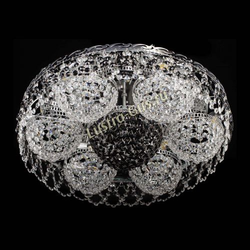 Люстра Вьюга №3 черная в Ижевске Гусь Хрустальный