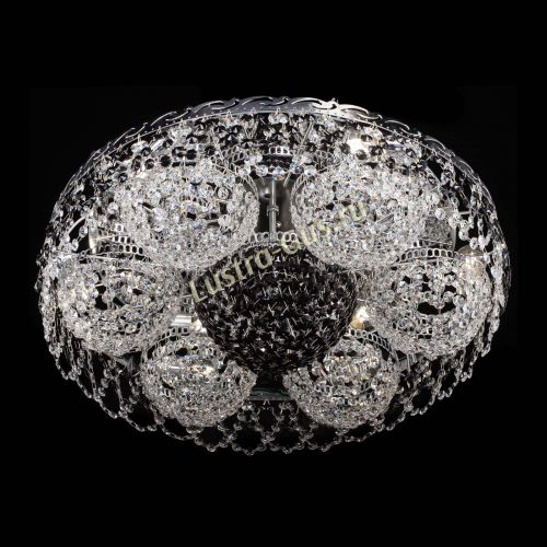 Люстра Вьюга №3 черная в Ижевске Гусь Хрустальный