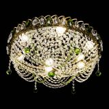 Люстра Жасмин №1 под бронзу зеленая в Ижевске