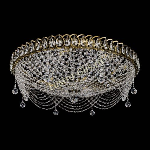 Люстра Жасмин №1 - 700 мм под бронзу в Ижевске Гусь Хрустальный