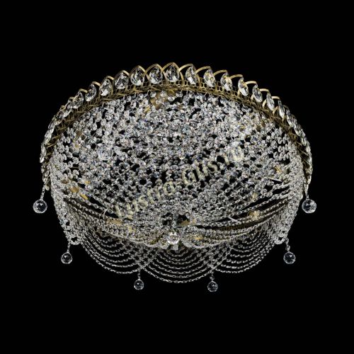 Люстра Жасмин №1 - 700 мм под бронзу в Ижевске Гусь Хрустальный