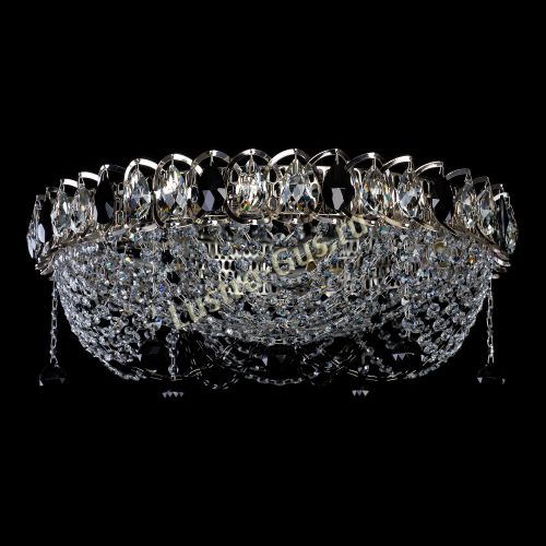 Люстра Жасмин №1 черная в Ижевске Гусь Хрустальный