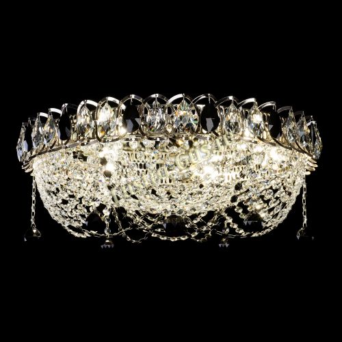 Люстра Жасмин №1 черная в Ижевске Гусь Хрустальный