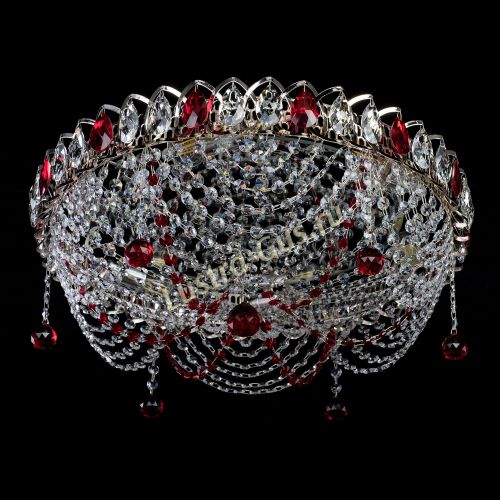 Люстра Жасмин №1 красная в Ижевске Люстра Жасмин №1 красная в Ижевске