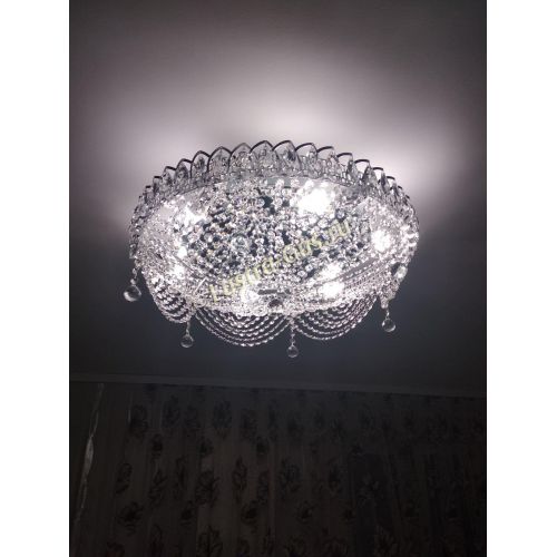 Люстра Жасмин №1 - 6 ламп в Ижевске Гусь Хрустальный