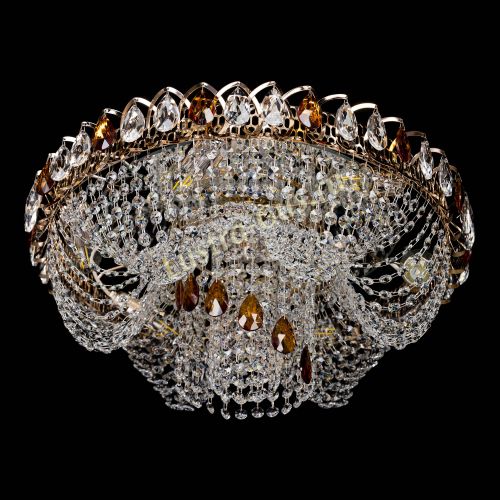 Люстра Жасмин Каскад чайный в Ижевске Гусь Хрустальный