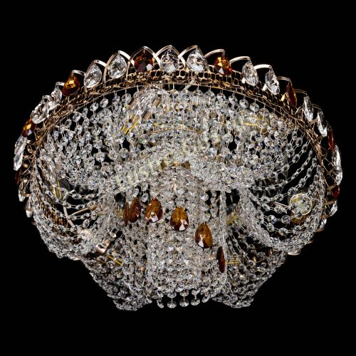 Люстра Жасмин Каскад чайный в Ижевске Гусь Хрустальный