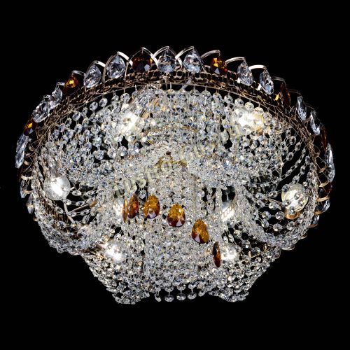 Люстра Жасмин Каскад чайный в Ижевске Гусь Хрустальный