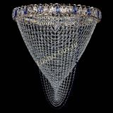 Люстра ﻿Жасмин Веер синий в Ижевске