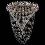 Люстра ﻿Жасмин Веер синий в Ижевске