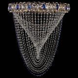 Люстра ﻿Жасмин Веер синий в Ижевске