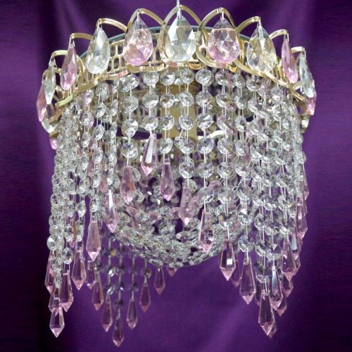 Люстра Катерина Айсберг цветная в Ижевске Гусь Хрустальный