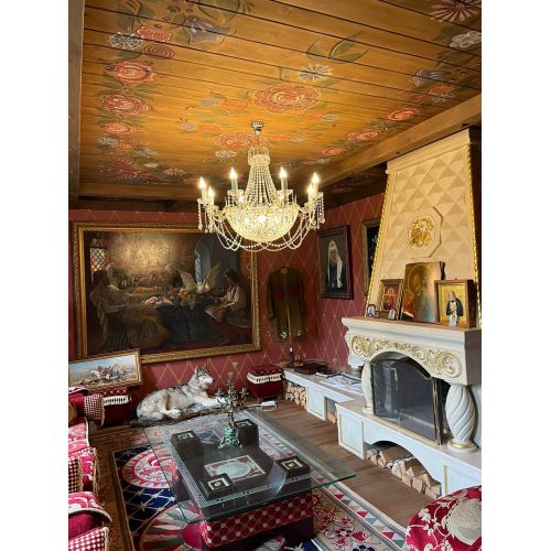 Люстра Елизавета №13 Купол в Ижевске Гусь Хрустальный