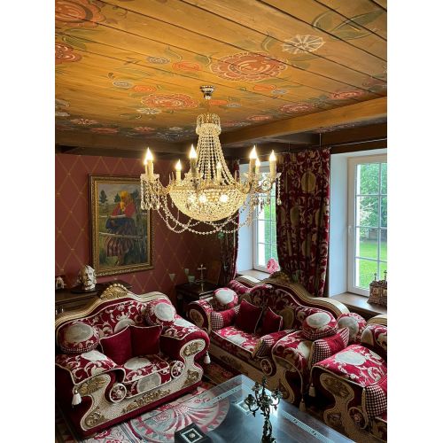 Люстра Елизавета №13 Купол в Ижевске Гусь Хрустальный