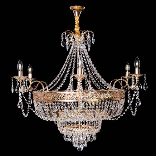 Люстра Валенсия №5 рожковая в Ижевске Гусь Хрустальный