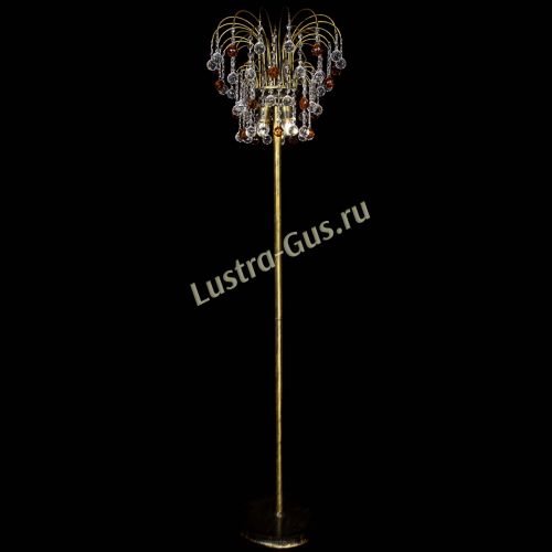 Торшер Агата шар под бронзу Чайный в Ижевске Гусь Хрустальный