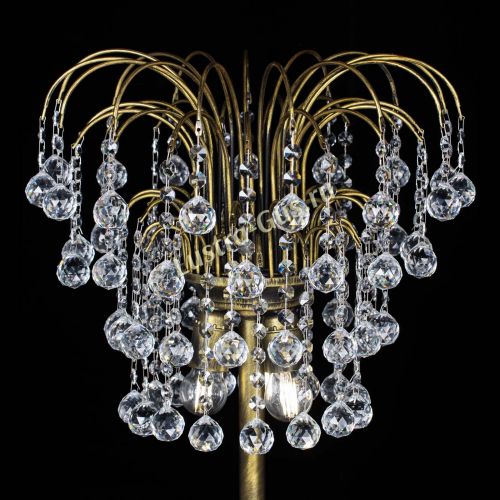 Торшер Агата шар под бронзу в Ижевске Гусь Хрустальный