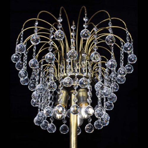 Торшер Агата шар под бронзу в Ижевске Гусь Хрустальный