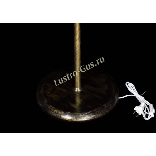 Торшер Агата шар под бронзу Чайный в Ижевске Гусь Хрустальный
