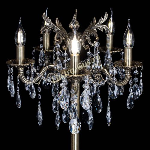 Бронзовый торшер Антей №5/1 в Ижевске Гусь Хрустальный