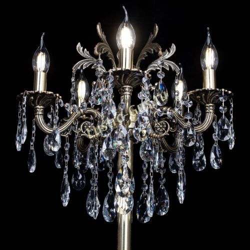 Бронзовый торшер Антей №5/1 в Ижевске Гусь Хрустальный