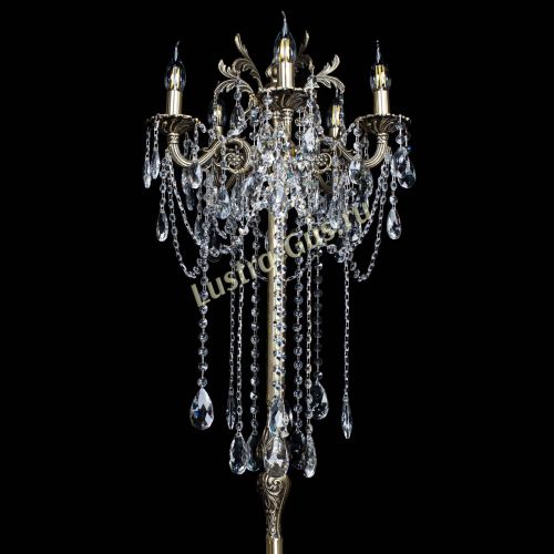 Бронзовый торшер Антей №5/2 в Ижевске Гусь Хрустальный