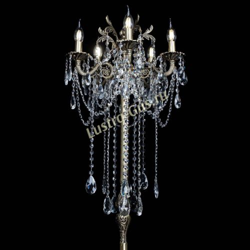 Бронзовый торшер Антей №5/2 в Ижевске Гусь Хрустальный