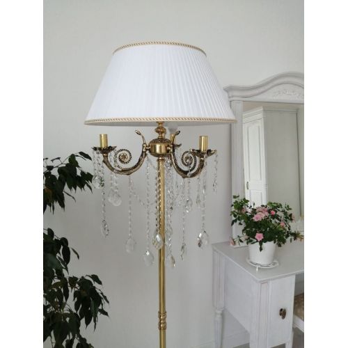 Бронзовый торшер Антик №3 баден в Ижевске Гусь Хрустальный