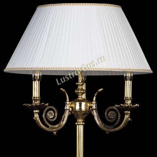 Бронзовый торшер Антик №3 в Ижевске Гусь Хрустальный