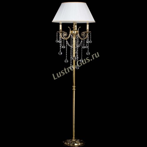 Бронзовый торшер Антик №3 шар в Ижевске Гусь Хрустальный