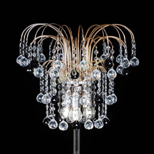 Торшер Акация шар черный в Ижевске Гусь Хрустальный