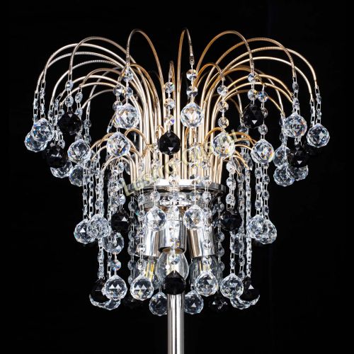 Торшер Акация шар черный в Ижевске Гусь Хрустальный