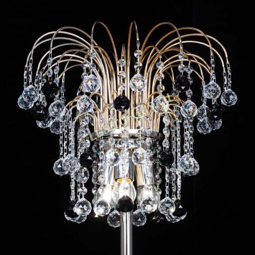 Торшер Акация шар черный в Ижевске Гусь Хрустальный