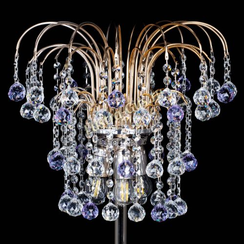 Торшер Акация шар фиолетовый в Ижевске Гусь Хрустальный