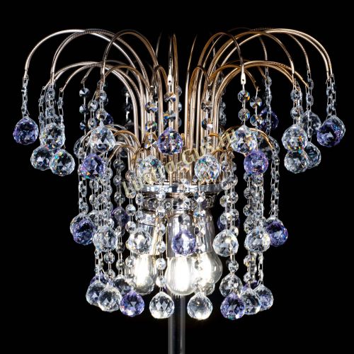 Торшер Акация шар фиолетовый в Ижевске Гусь Хрустальный