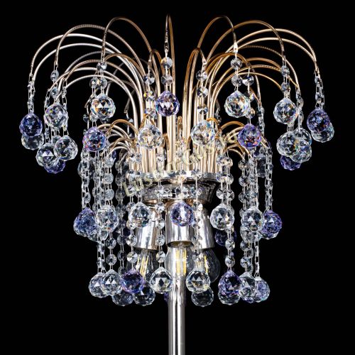 Торшер Акация шар фиолетовый в Ижевске Гусь Хрустальный