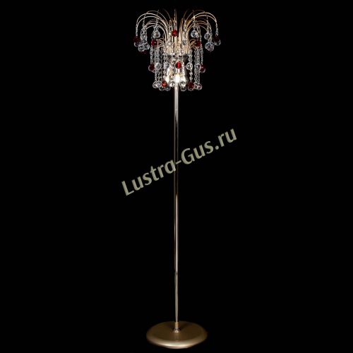 Торшер Акация шар красный в Ижевске Гусь Хрустальный