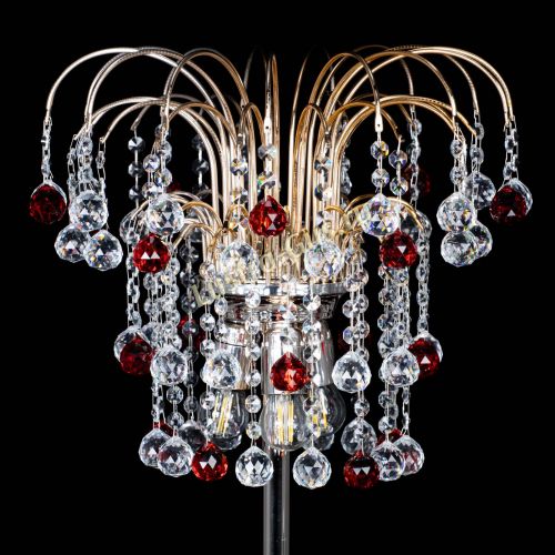 Торшер Акация шар красный в Ижевске Гусь Хрустальный