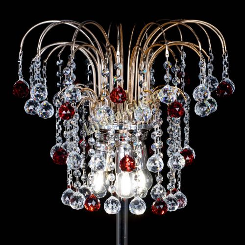 Торшер Акация шар красный в Ижевске Гусь Хрустальный