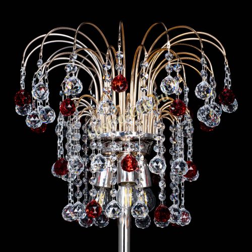 Торшер Акация шар красный в Ижевске Гусь Хрустальный