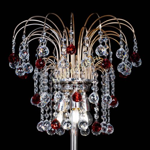 Торшер Акация шар красный в Ижевске Гусь Хрустальный