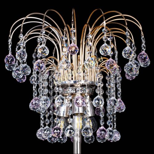 Торшер Акация шар розовый в Ижевске Гусь Хрустальный