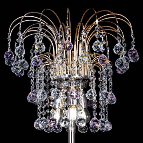 Торшер Акация шар розовый в Ижевске Гусь Хрустальный