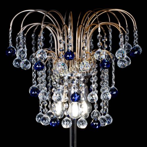 Торшер Акация шар синий в Ижевске Гусь Хрустальный