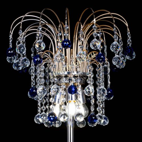 Торшер Акация шар синий в Ижевске Гусь Хрустальный