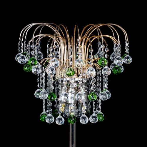 Торшер Акация шар зеленый в Ижевске Гусь Хрустальный