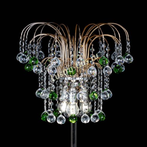 Торшер Акация шар зеленый в Ижевске Гусь Хрустальный