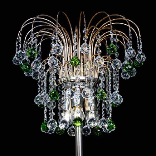 Торшер Акация шар зеленый в Ижевске Гусь Хрустальный