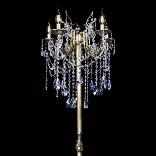 Бронзовый торшер Матильда №2 лучик в Ижевске Гусь Хрустальный