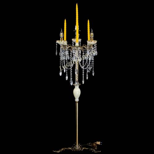 Торшер бронзовый Оникс №3/2 журавлик в Ижевске Гусь Хрустальный